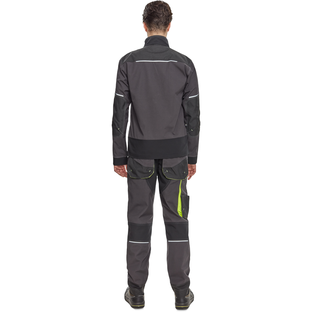 SHELDON bunda antracit/žlutá 52