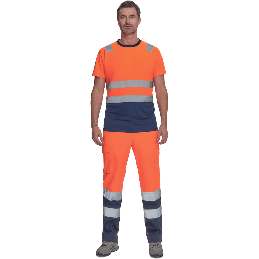 MONZON HV triko oranžová/navy M