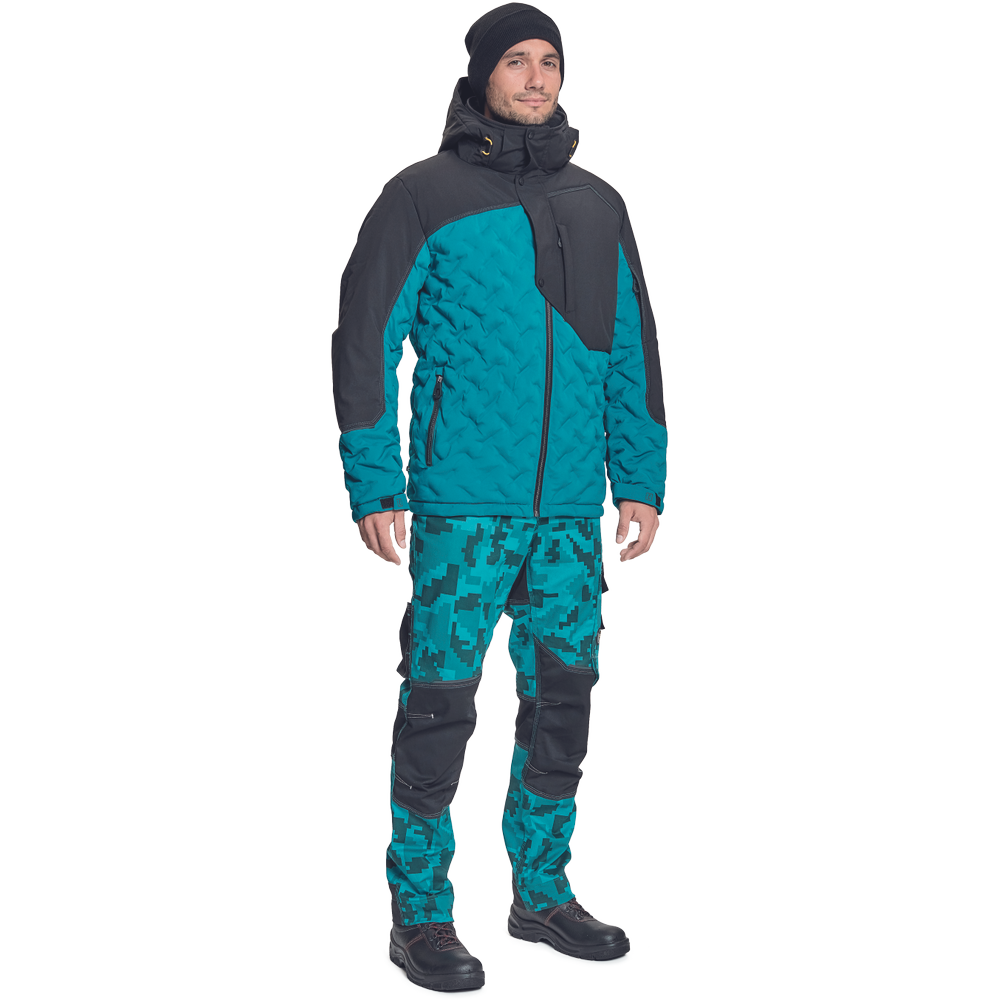 NEURUM parka petrolejová XXL