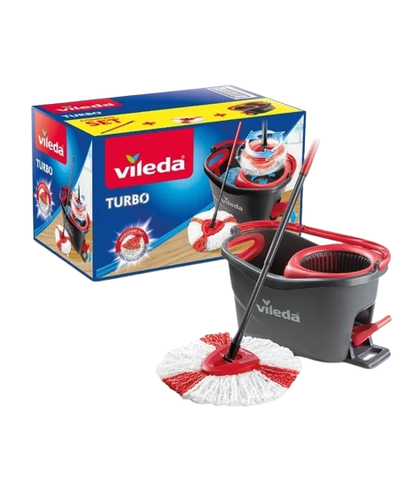Vileda Turbo souprava (kulatý mop) rotační, s  pedálem