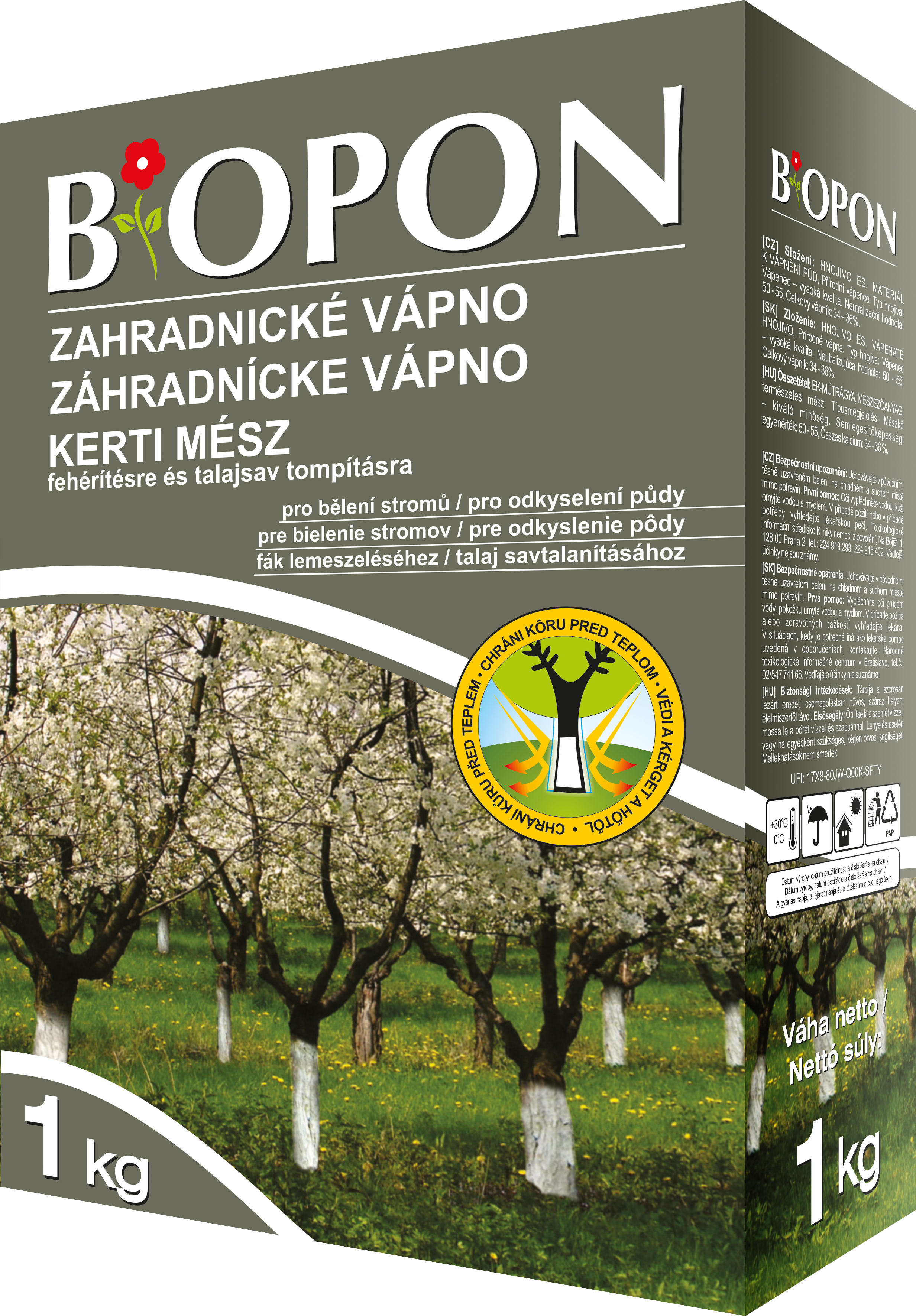 Bopon zahradnické vápno 1kg