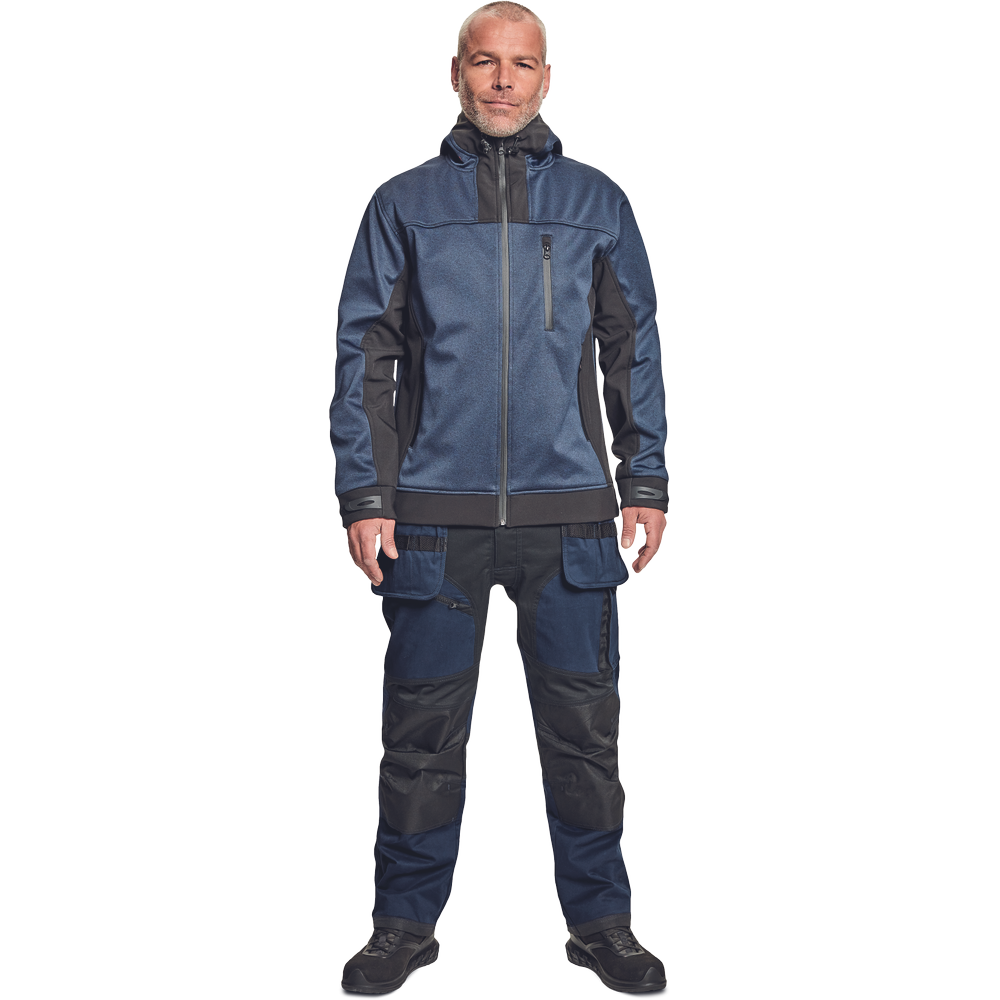HUYER SOFTSHELL bunda navy XL