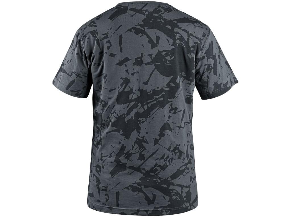 Tričko CXS MERLIN, krátký rukáv, tmavě šedé, vel. 4XL