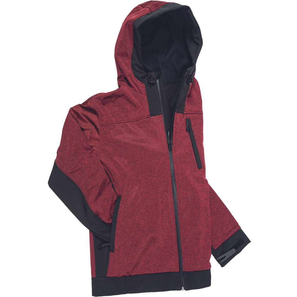 HUYER SOFTSHELL bunda červená 3XL