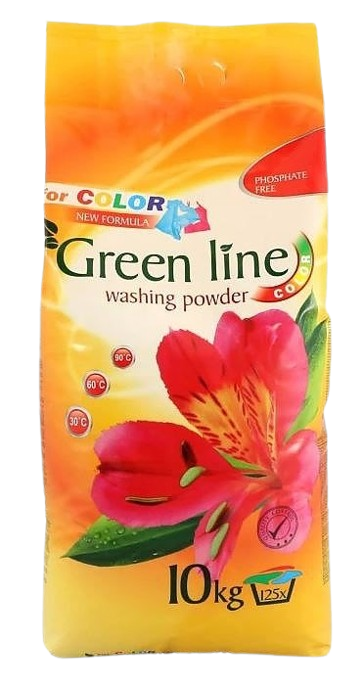 Green line Color prací prášek 10kg 125PD