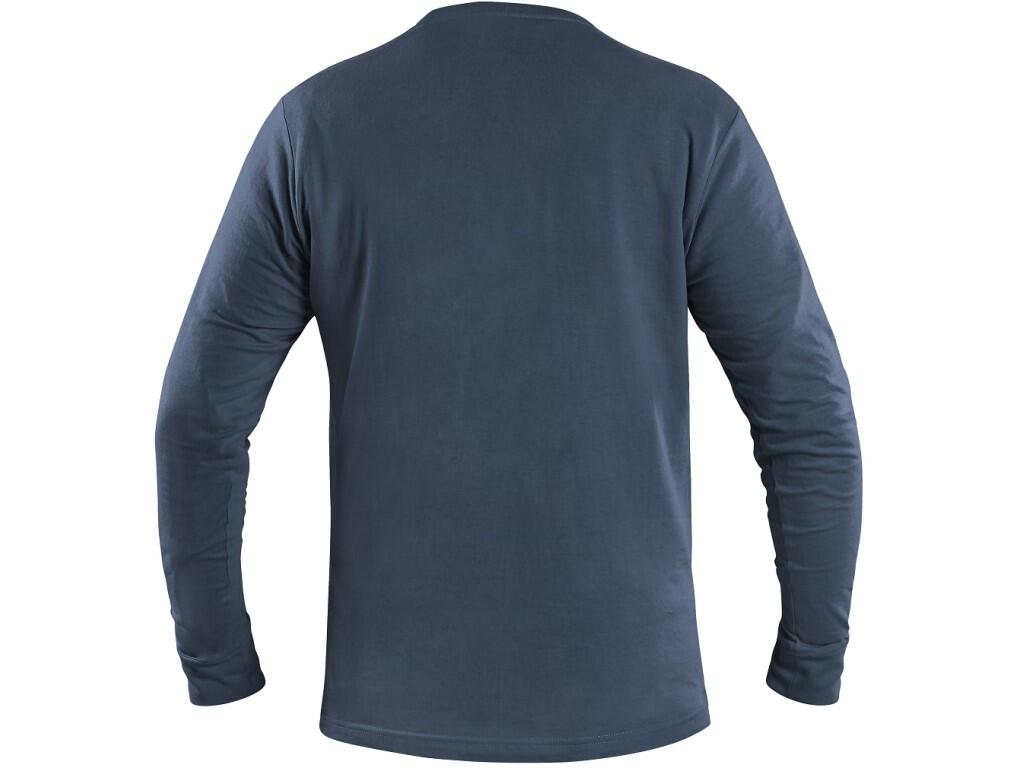Pánské tričko s dlouhým rukávem PETR, tmavě modré, vel. 3XL
