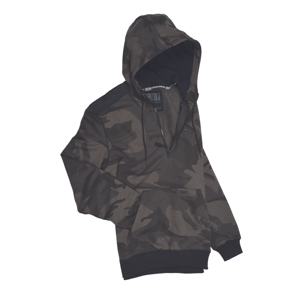 CRAMBE mikina s kapucí camouflage 2XL