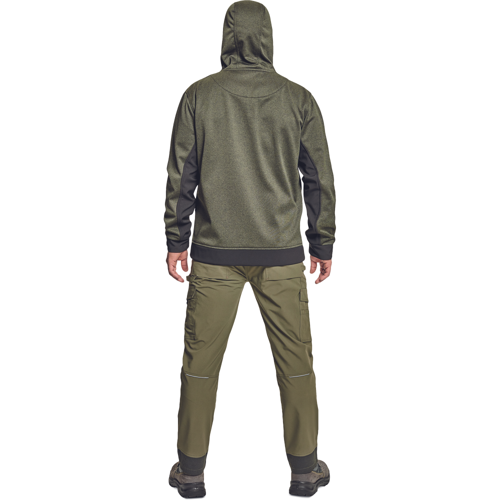 HUYER SOFTSHELL bunda olivová M